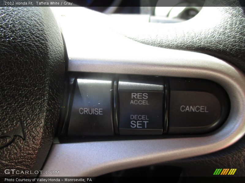 Taffeta White / Gray 2012 Honda Fit