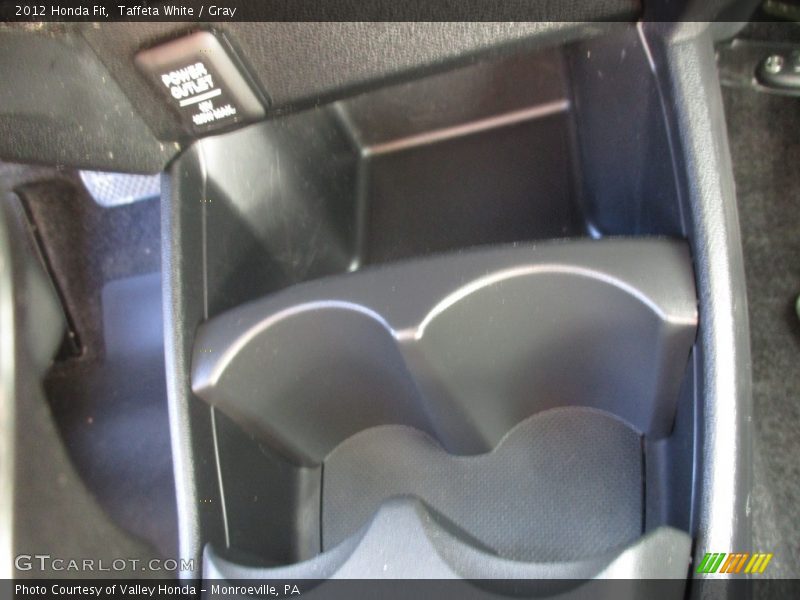 Taffeta White / Gray 2012 Honda Fit
