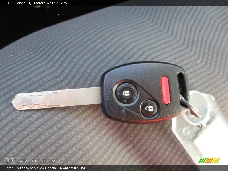 Taffeta White / Gray 2012 Honda Fit