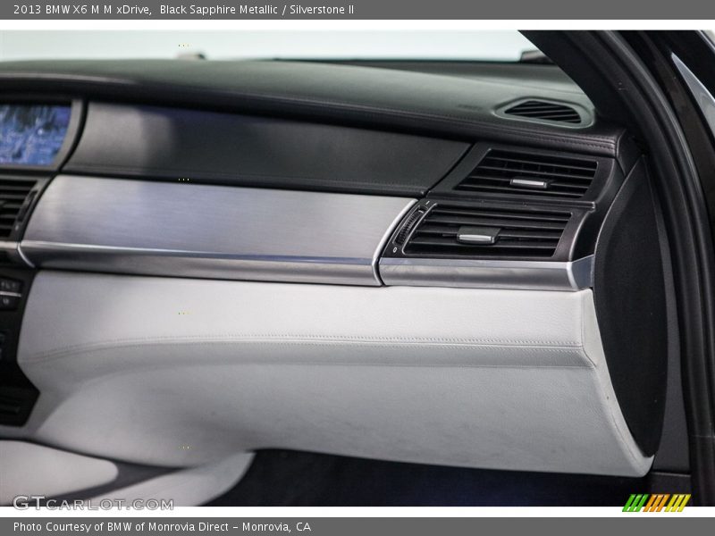 Black Sapphire Metallic / Silverstone II 2013 BMW X6 M M xDrive