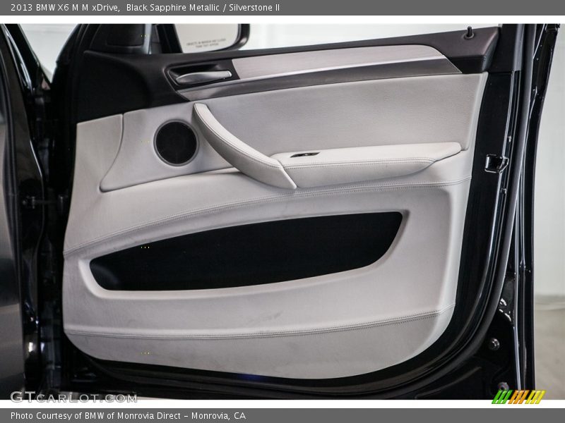 Black Sapphire Metallic / Silverstone II 2013 BMW X6 M M xDrive