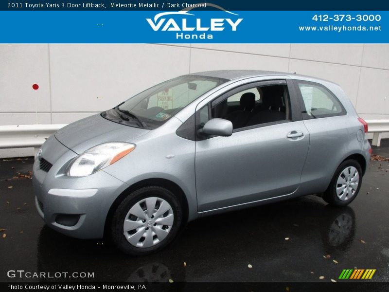 Meteorite Metallic / Dark Charcoal 2011 Toyota Yaris 3 Door Liftback