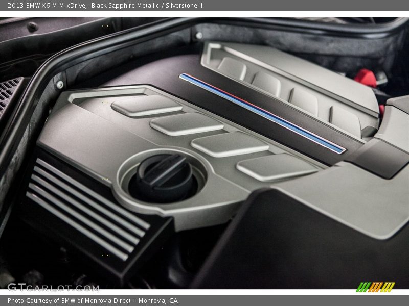 Black Sapphire Metallic / Silverstone II 2013 BMW X6 M M xDrive
