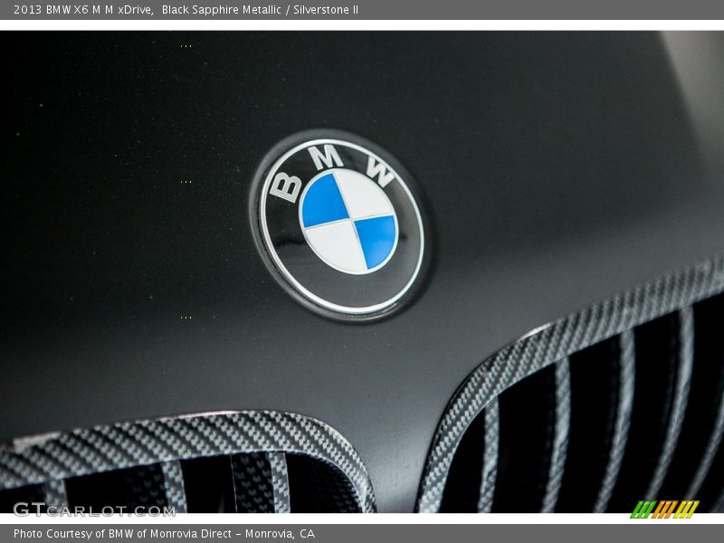 Black Sapphire Metallic / Silverstone II 2013 BMW X6 M M xDrive