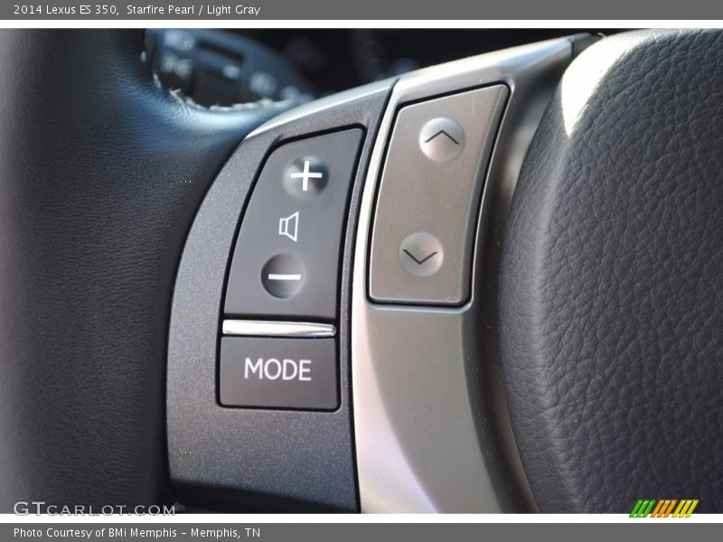 Starfire Pearl / Light Gray 2014 Lexus ES 350