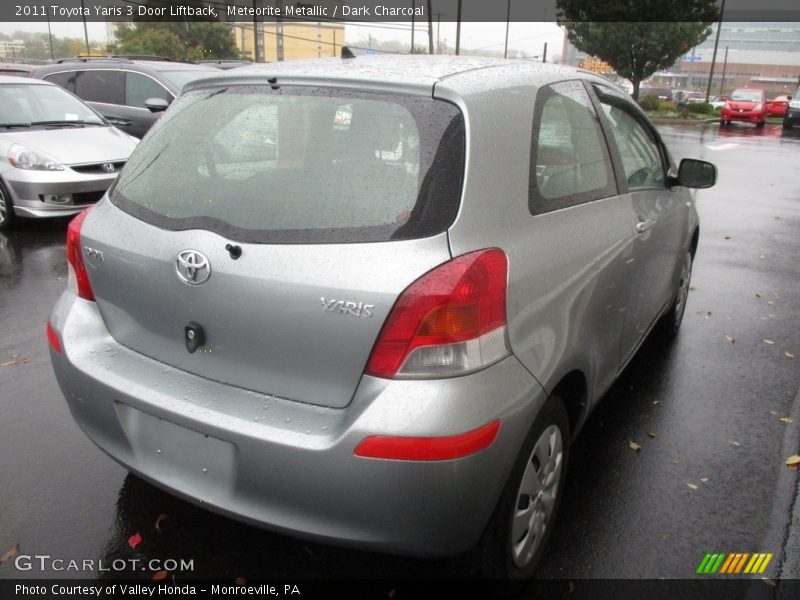 Meteorite Metallic / Dark Charcoal 2011 Toyota Yaris 3 Door Liftback