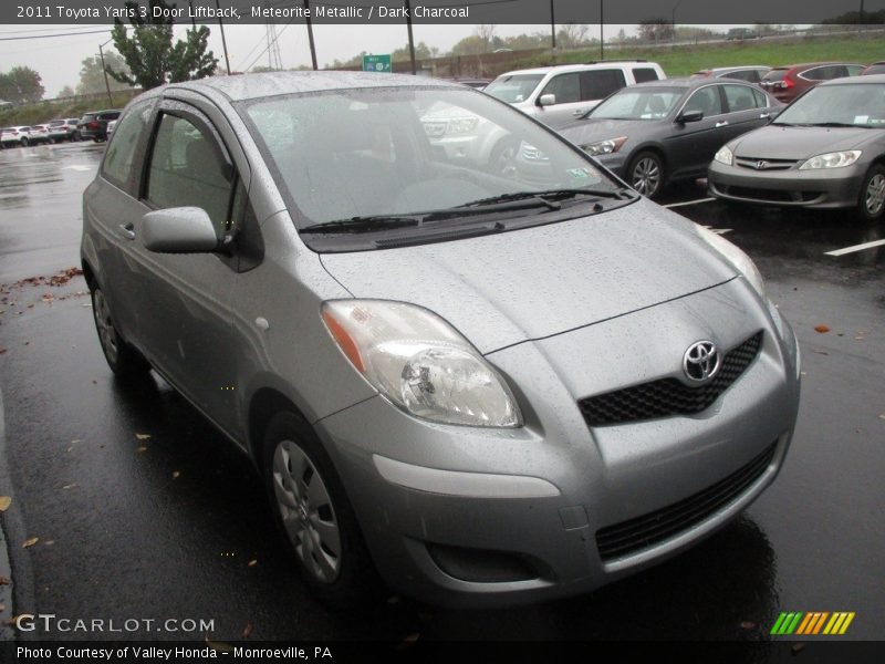 Meteorite Metallic / Dark Charcoal 2011 Toyota Yaris 3 Door Liftback