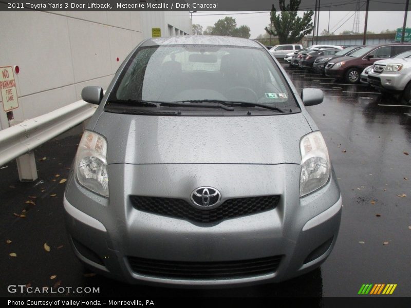 Meteorite Metallic / Dark Charcoal 2011 Toyota Yaris 3 Door Liftback