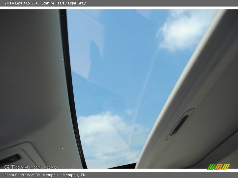 Starfire Pearl / Light Gray 2014 Lexus ES 350