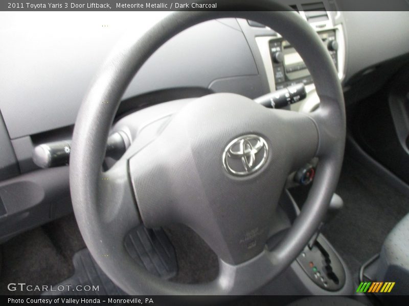 Meteorite Metallic / Dark Charcoal 2011 Toyota Yaris 3 Door Liftback