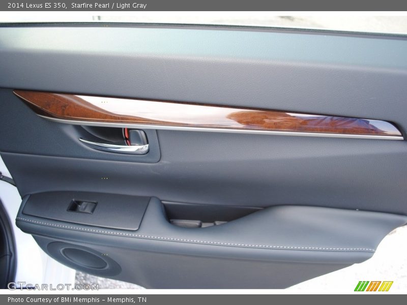 Starfire Pearl / Light Gray 2014 Lexus ES 350