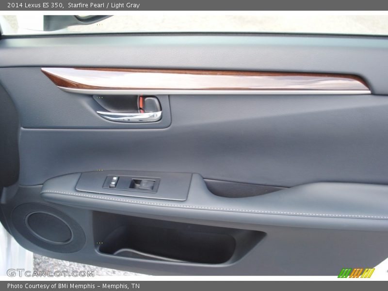 Starfire Pearl / Light Gray 2014 Lexus ES 350