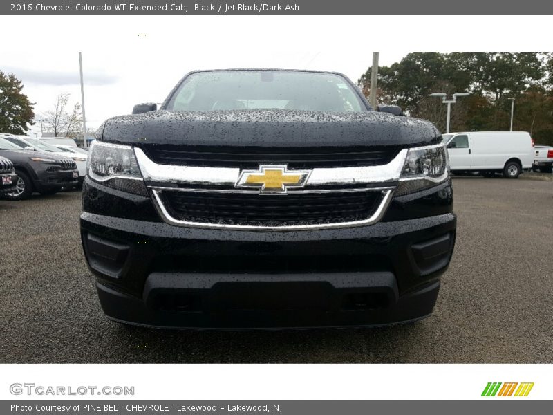 Black / Jet Black/Dark Ash 2016 Chevrolet Colorado WT Extended Cab
