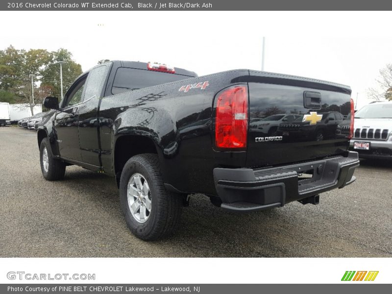 Black / Jet Black/Dark Ash 2016 Chevrolet Colorado WT Extended Cab