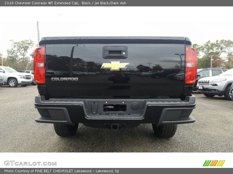 Black / Jet Black/Dark Ash 2016 Chevrolet Colorado WT Extended Cab