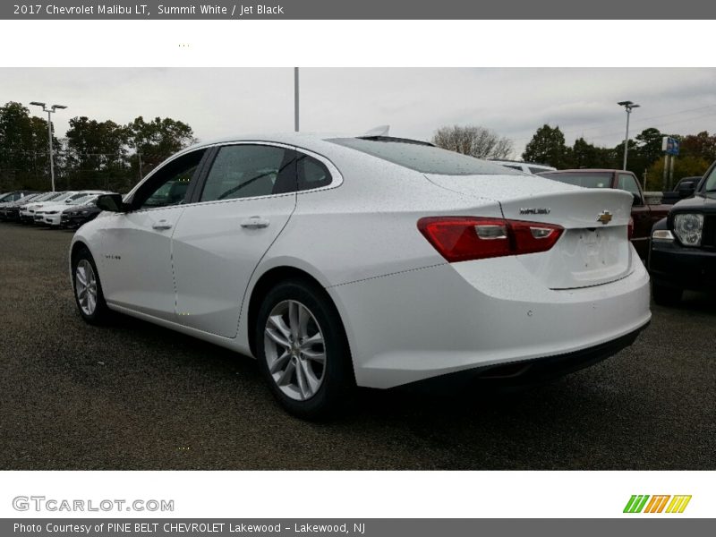 Summit White / Jet Black 2017 Chevrolet Malibu LT