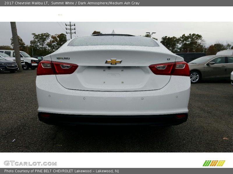 Summit White / Dark Atmosphere/Medium Ash Gray 2017 Chevrolet Malibu LT