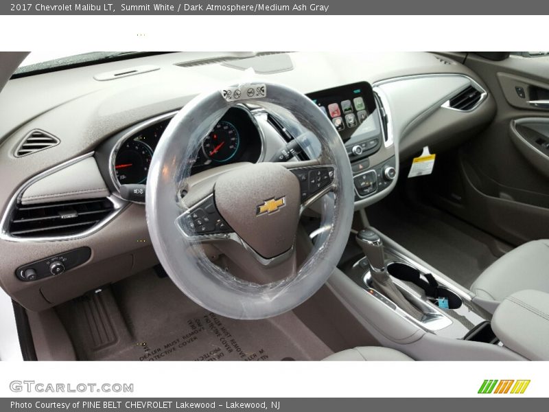Summit White / Dark Atmosphere/Medium Ash Gray 2017 Chevrolet Malibu LT