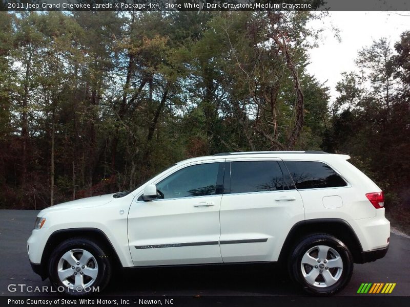 Stone White / Dark Graystone/Medium Graystone 2011 Jeep Grand Cherokee Laredo X Package 4x4