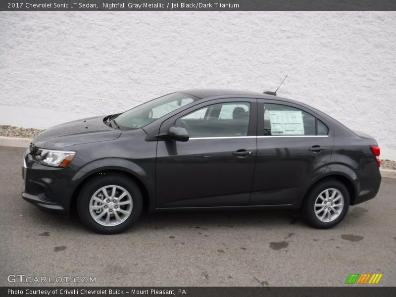  2017 Sonic LT Sedan Nightfall Gray Metallic