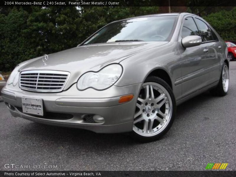 Pewter Silver Metallic / Oyster 2004 Mercedes-Benz C 240 Sedan