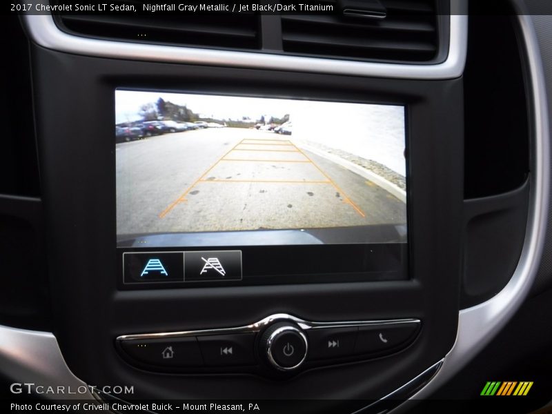 Nightfall Gray Metallic / Jet Black/Dark Titanium 2017 Chevrolet Sonic LT Sedan