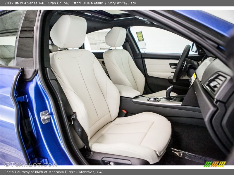  2017 4 Series 440i Gran Coupe Ivory White/Black Interior