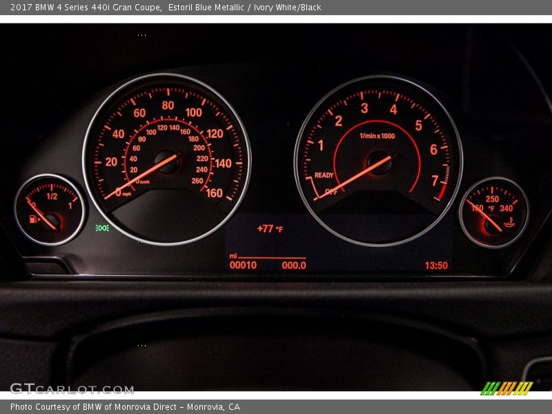  2017 4 Series 440i Gran Coupe 440i Gran Coupe Gauges