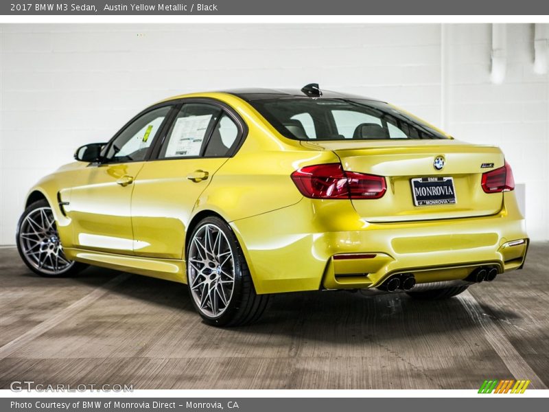 Austin Yellow Metallic / Black 2017 BMW M3 Sedan