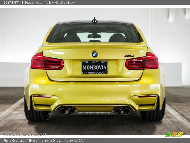 Austin Yellow Metallic / Black 2017 BMW M3 Sedan