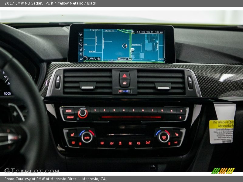Austin Yellow Metallic / Black 2017 BMW M3 Sedan