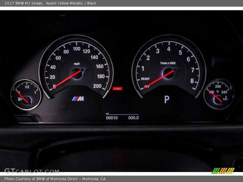  2017 M3 Sedan Sedan Gauges