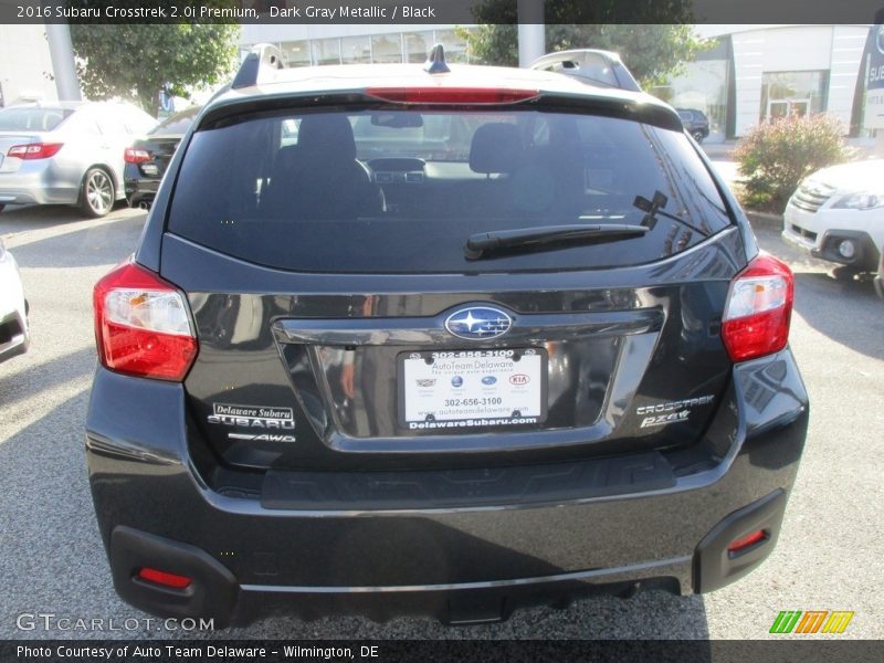 Dark Gray Metallic / Black 2016 Subaru Crosstrek 2.0i Premium