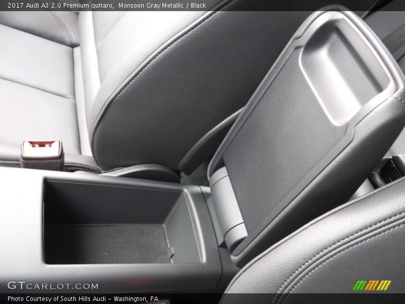 Monsoon Gray Metallic / Black 2017 Audi A3 2.0 Premium quttaro