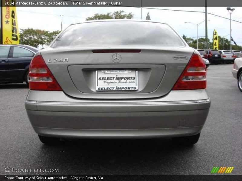 Pewter Silver Metallic / Oyster 2004 Mercedes-Benz C 240 Sedan