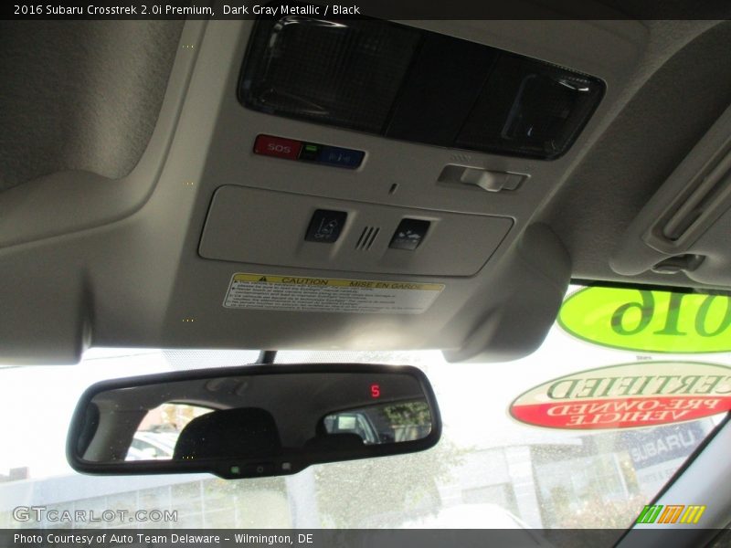 Dark Gray Metallic / Black 2016 Subaru Crosstrek 2.0i Premium