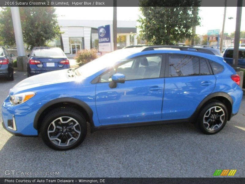 Hyper Blue / Black 2016 Subaru Crosstrek 2.0i Limited