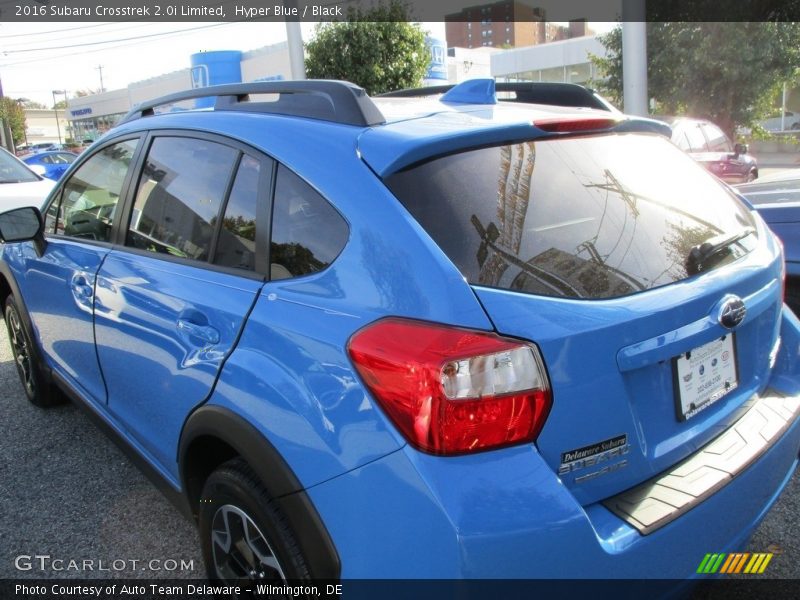 Hyper Blue / Black 2016 Subaru Crosstrek 2.0i Limited