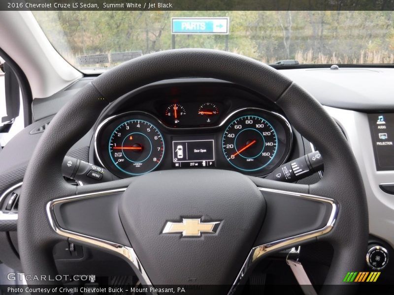 Summit White / Jet Black 2016 Chevrolet Cruze LS Sedan