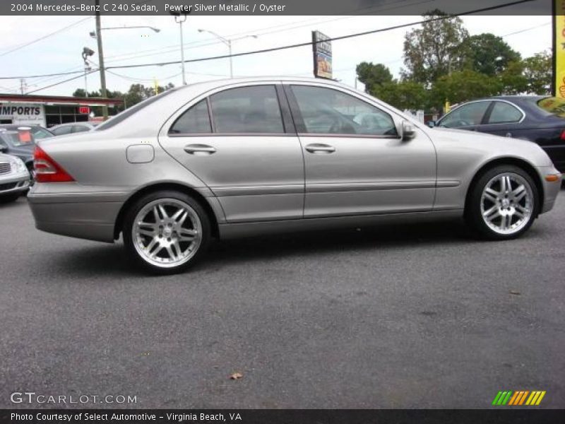 Pewter Silver Metallic / Oyster 2004 Mercedes-Benz C 240 Sedan