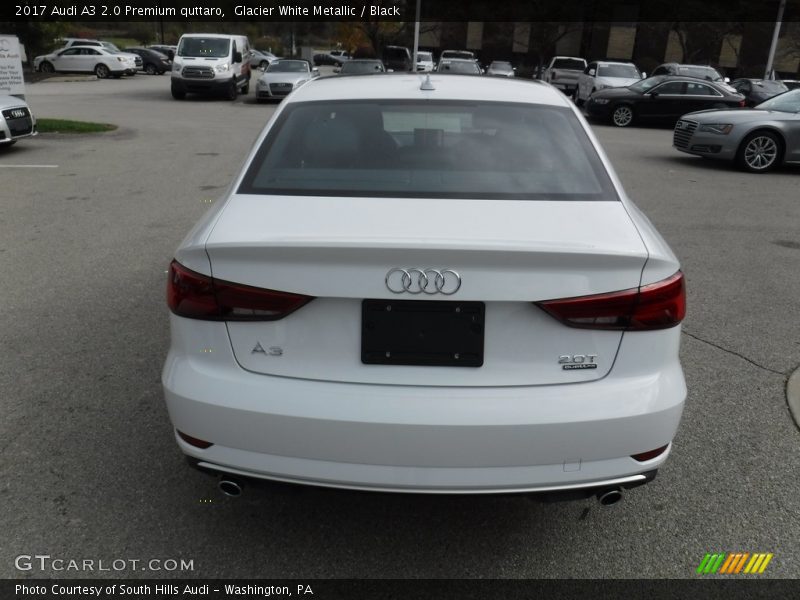 Glacier White Metallic / Black 2017 Audi A3 2.0 Premium quttaro