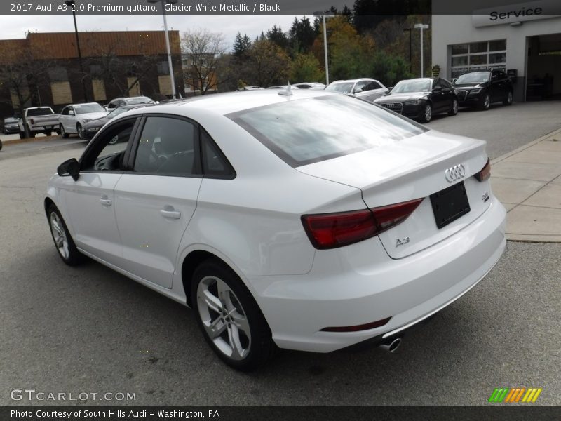 Glacier White Metallic / Black 2017 Audi A3 2.0 Premium quttaro