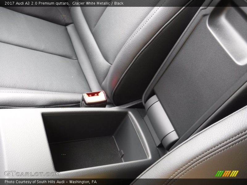 Glacier White Metallic / Black 2017 Audi A3 2.0 Premium quttaro