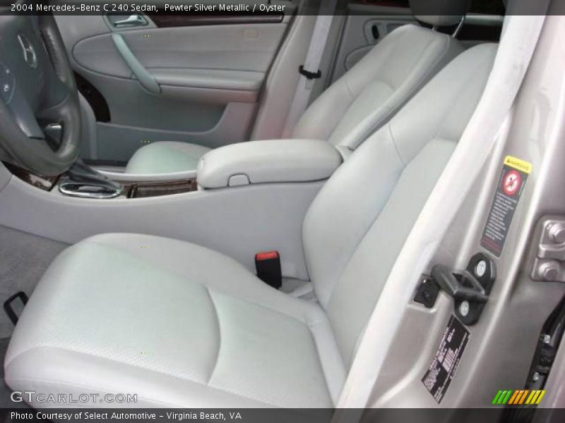 Pewter Silver Metallic / Oyster 2004 Mercedes-Benz C 240 Sedan