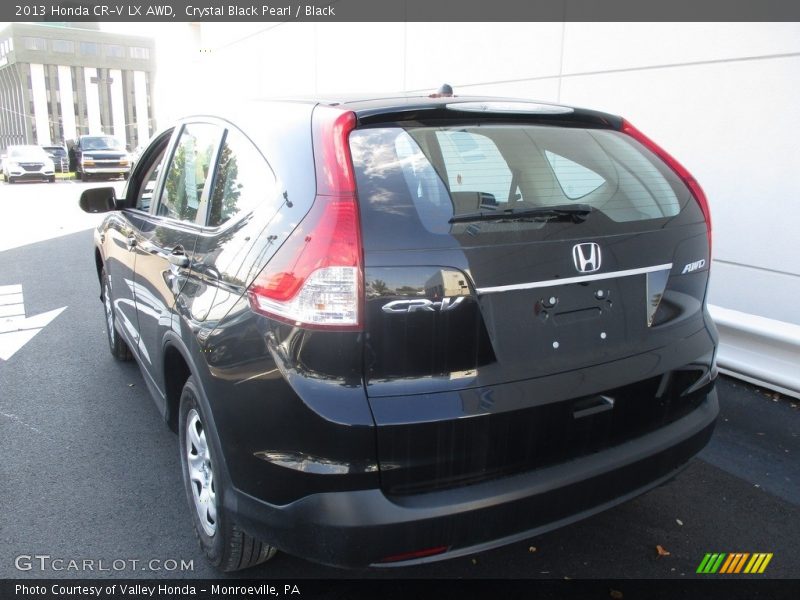Crystal Black Pearl / Black 2013 Honda CR-V LX AWD