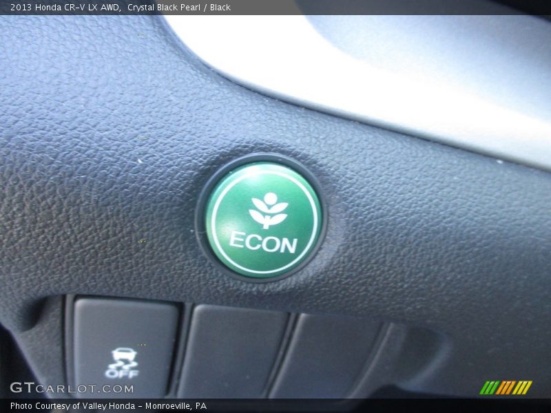 Crystal Black Pearl / Black 2013 Honda CR-V LX AWD