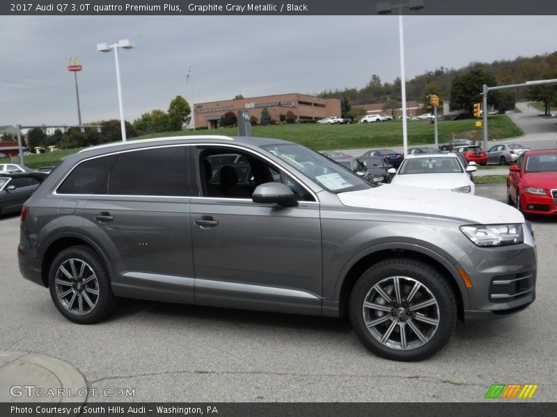 Graphite Gray Metallic / Black 2017 Audi Q7 3.0T quattro Premium Plus
