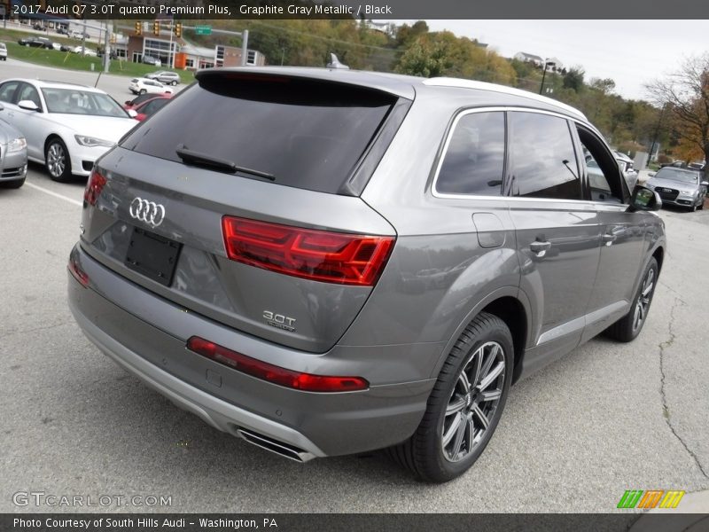 Graphite Gray Metallic / Black 2017 Audi Q7 3.0T quattro Premium Plus