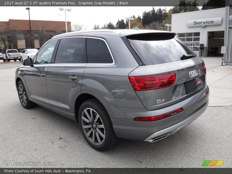 Graphite Gray Metallic / Black 2017 Audi Q7 3.0T quattro Premium Plus