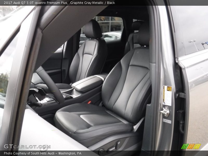 Graphite Gray Metallic / Black 2017 Audi Q7 3.0T quattro Premium Plus